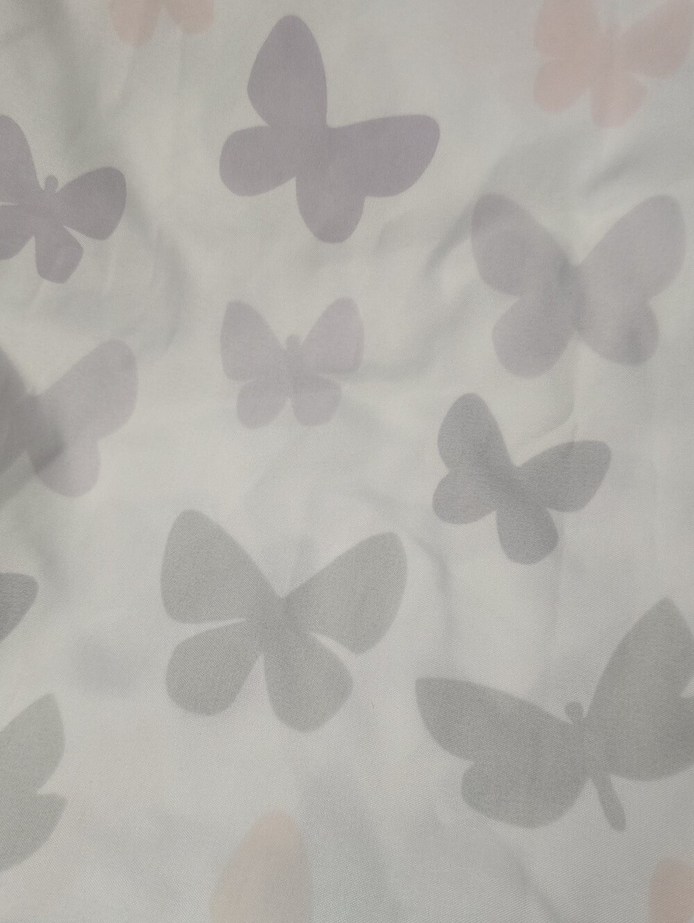 Butterfly Print Twin Flat, Fitted Sheet One Single Standard Pillow Case - Picture 5 of 7